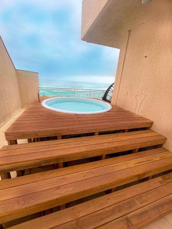 Luxuosa Cobertura Com Piscina Vista Mar Praia Grande 阿拉亚尔-杜卡布 外观 照片